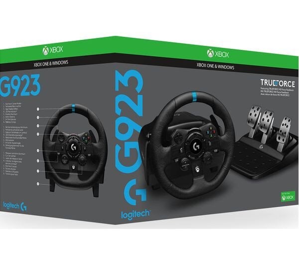 Logitech G923 941-000158 kaina ir informacija | Žaidimų vairai  | pigu.lt