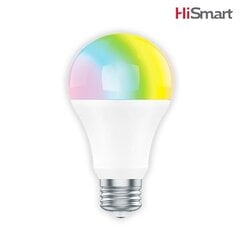 HiSmart išmanioji LED lemputė su bevieliu ryšiu A60, 6W, E27, 2700K kaina ir informacija | Lubiniai šviestuvai | pigu.lt