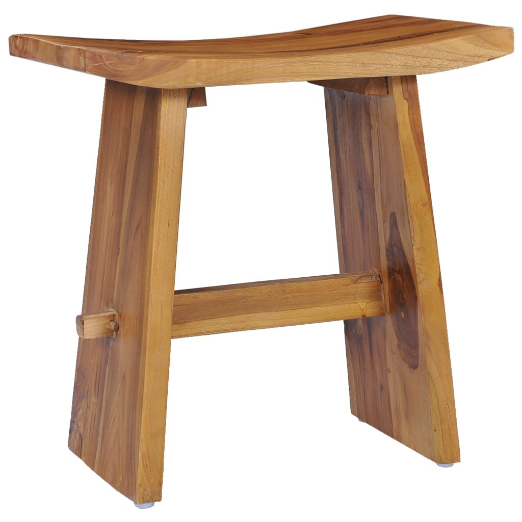 Taburetė, tikmedžio medienos masyvas цена и информация | Virtuvės ir valgomojo kėdės | pigu.lt