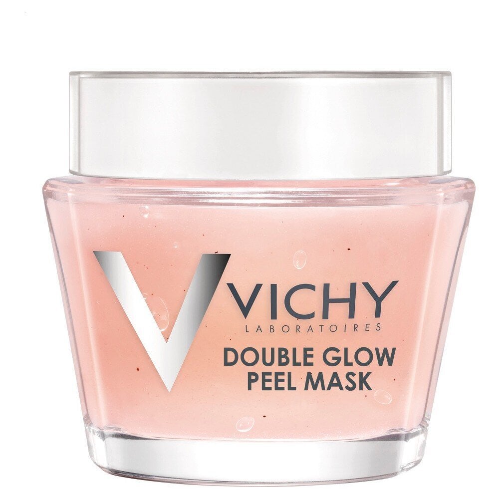 Šveičiamoji veido kaukė Vichy Double Glow Peel Mask, 75 ml kaina ir informacija | Veido kaukės, paakių kaukės | pigu.lt