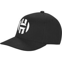 Kepurė su snapeliu vyrams Adidas Harden Cap OSFM EC2137, juoda цена и информация | Мужские шарфы, шапки, перчатки | pigu.lt