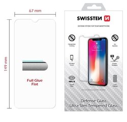 Swissten Ultra Slim Tempered Glass Premium 9H Защитное стекло Huawei Y6s цена и информация | Защитные пленки для телефонов | pigu.lt