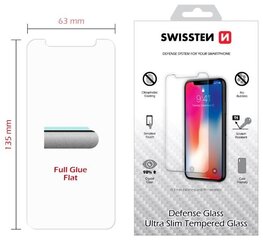 Swissten Tempered Glass Premium 9H Защитное стекло Iphone X / XS цена и информация | Защитные пленки для телефонов | pigu.lt