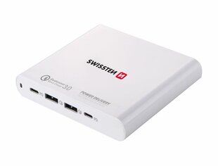 Swissten Premium Сетевое зарядное устройство Notebooks and MacBook / 87W / PD3.0 / QC3.0 / PPS / цена и информация | Зарядные устройства для ноутбуков | pigu.lt