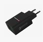 Swissten Premium Travel Charger 2x USB QC3.0 23W Black kaina ir informacija | Krovikliai telefonams | pigu.lt