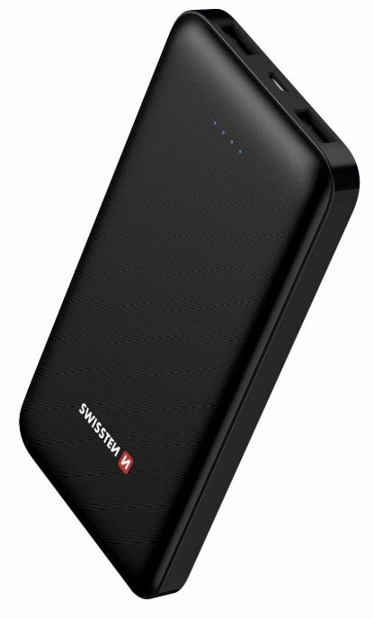 Swissten Worx Power Portable Power Bank 2x 2.4А USB / Smart IC / 20000 mAh / Black цена и информация | Atsarginiai maitinimo šaltiniai (power bank) | pigu.lt