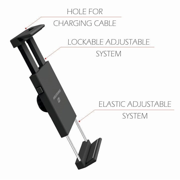 Swissten S-Grip T1-CD1 Universal Car CD / Radio Holder For Tablets / Phones / GPS Black kaina ir informacija | Telefono laikikliai | pigu.lt