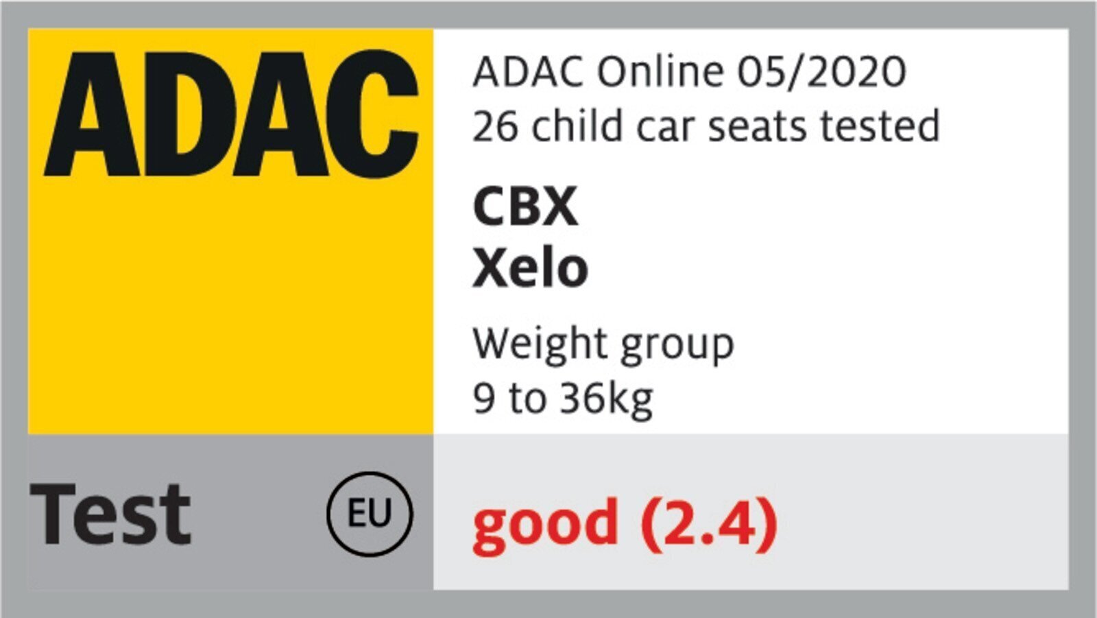 Automobilinė kėdutė CBX by Cybex Xelo, 1/2/3 (9-36 kg), Orangy Grey цена и информация | Autokėdutės | pigu.lt