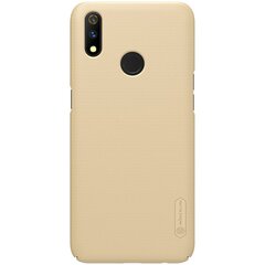 Nillkin Super Frosted Shield skirtas Realme 3 Pro, auksinis kaina ir informacija | Telefono dėklai | pigu.lt