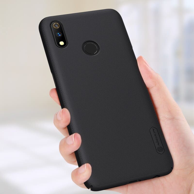 Nillkin Super Frosted Shield skirtas Realme 3 Pro, juodas kaina ir informacija | Telefono dėklai | pigu.lt