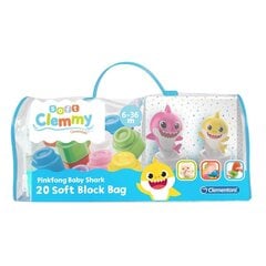 Кубики Clementoni Clemmy Baby shark, 20 шт., 17428 цена и информация | Игрушки для малышей | pigu.lt