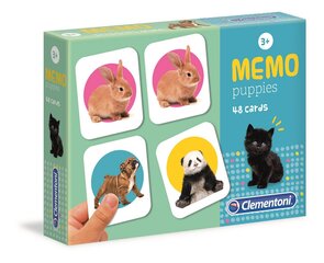 Карточки для развития памяти Clementoni Memo Puppies, 18084 цена и информация | Настольные игры, головоломки | pigu.lt