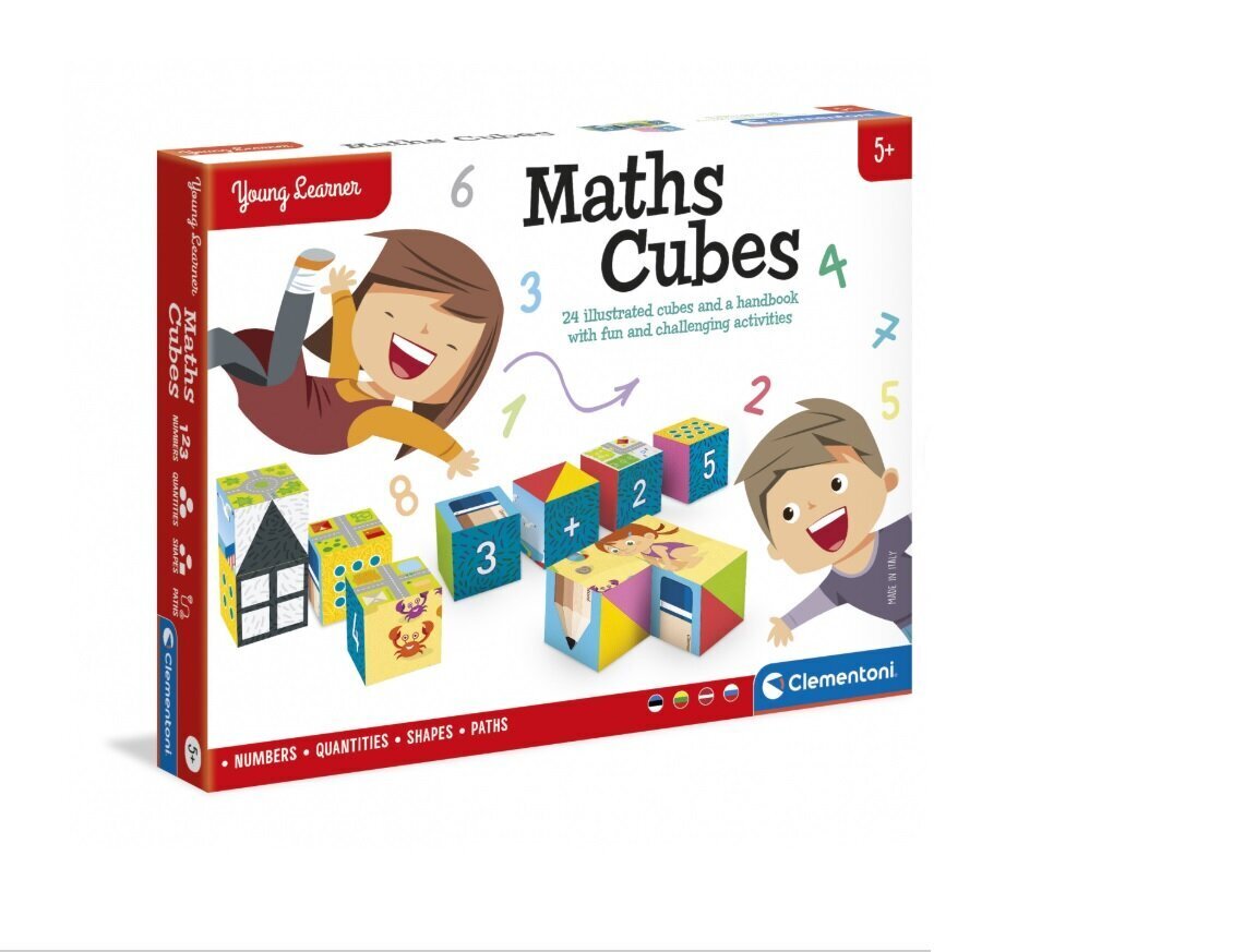 Mokomasis žaidimas Clementoni Mathematic cubes, 50321 kaina ir informacija | Stalo žaidimai, galvosūkiai | pigu.lt