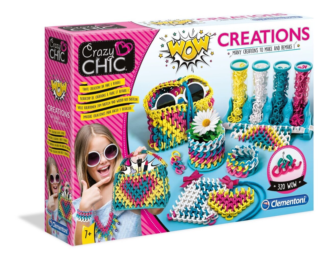 Творческий набор Clementoni Crazy Chic Wow Creations, 18540 цена | pigu.lt