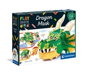 Творческий набор Сделай маску Дракона Clementino Play Creative, 18579 цена и информация | Развивающие игрушки | pigu.lt