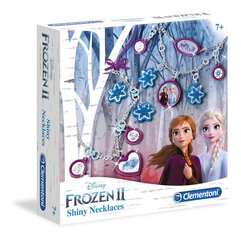 Творческий набор ожерелий Clementoni Блестящие ожерелья Frozen II, 18565 цена и информация | Развивающие игрушки | pigu.lt