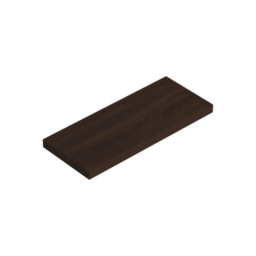 Pakabinama lentyna Velano 59,5x23,5 cm, tamsiai ruda kaina ir informacija | Lentynos | pigu.lt