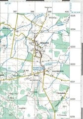 Топографическая карта, Адутишкис 90-94/40-44, M 1:50000 цена и информация | Карты мира | pigu.lt