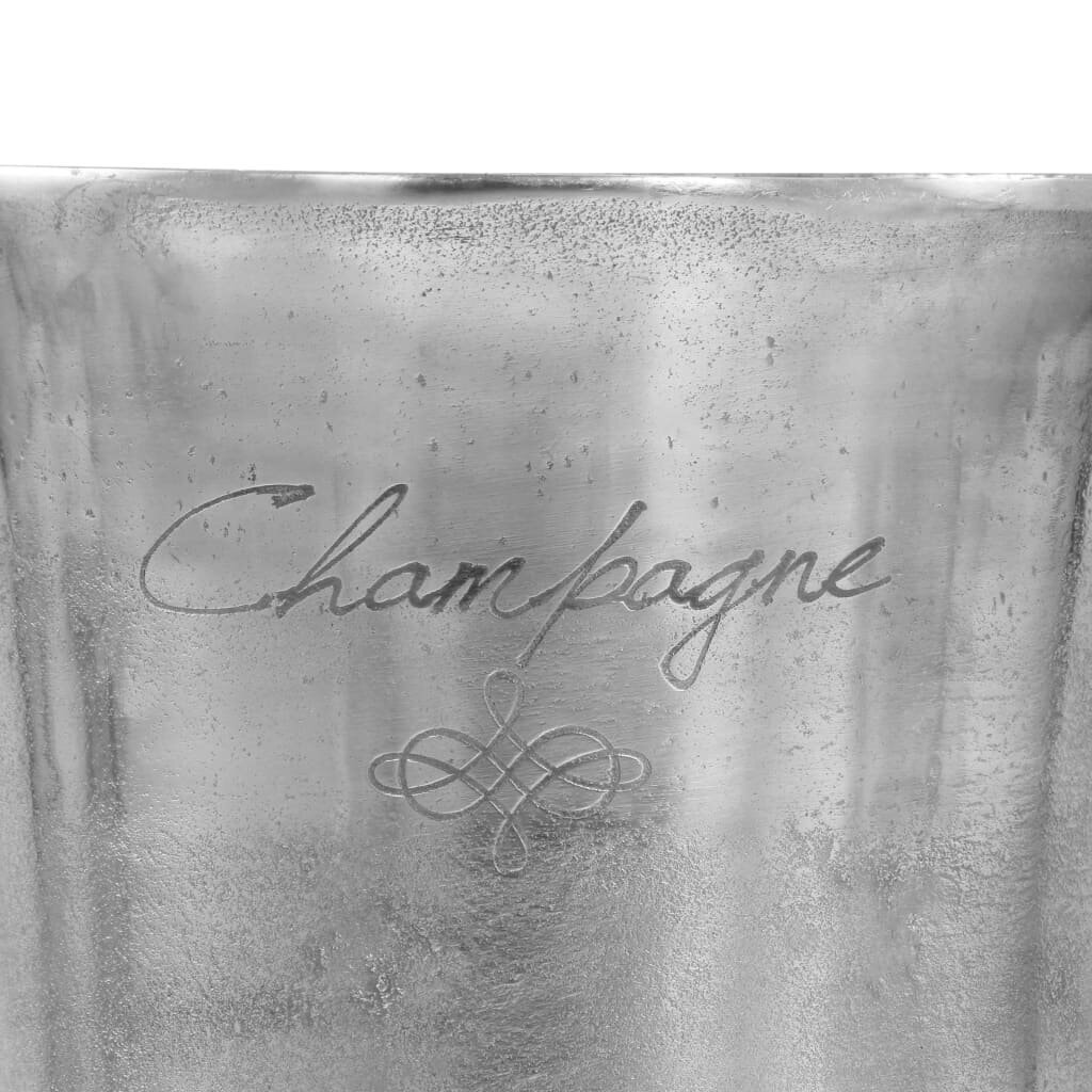 Šampano atšaldymo indas, sidabr. sp., 39x29x71cm, aliuminis kaina ir informacija | Taurės, puodeliai, ąsočiai | pigu.lt
