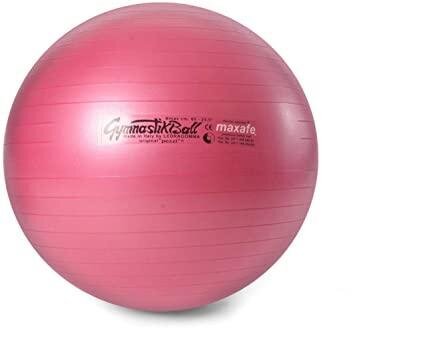 Gimnastikos kamuolys Original Pezzi Gymnastik Ball Maxafe 53 cm, raudonas kaina ir informacija | Gimnastikos kamuoliai | pigu.lt