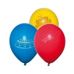 Susy Card Воздушный шар, 6 шт, длина окружности 100 см / Happy Birthday цена и информация | Шарики | pigu.lt