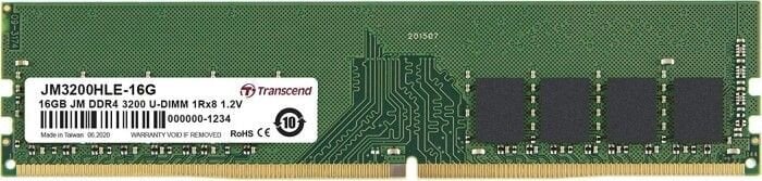 Transcend JM3200HLE-16G kaina ir informacija | Operatyvioji atmintis (RAM) | pigu.lt