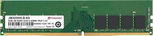 Transcend JM3200HLB-8G цена и информация | Оперативная память (RAM) | pigu.lt