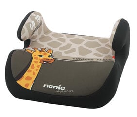 Automobilinė kėdutė-paaukštinimas Nania Topo Comfort Adventure Giraffe, 549249 kaina ir informacija | Autokėdutės | pigu.lt