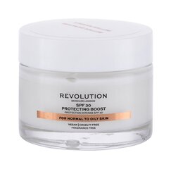 Увлажняющий крем для лица Revolution Skincare Protecting Boost SPF30, 50 мл цена и информация | Кремы для лица | pigu.lt