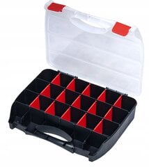 Dėžė Patrol Organizer Domino 45 iš PVC (45.0x34.0x6.8cm) kaina ir informacija | Įrankių dėžės, laikikliai | pigu.lt