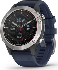 Garmin quatix® 6 Grey/Captain Blue kaina ir informacija | Išmanieji laikrodžiai (smartwatch) | pigu.lt