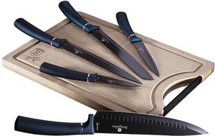Berlinger Haus Metallic Line набор ножей Aquamarine Edition, 6 частей цена и информация | Ножи и аксессуары для них | pigu.lt