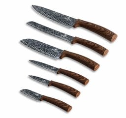 BerlingerHaus Forest Line набор ножей Original Wood, 6 частей цена и информация | Ножи и аксессуары для них | pigu.lt