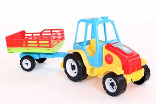Traktorius su priekaba 404 kaina ir informacija | Žaislai berniukams | pigu.lt