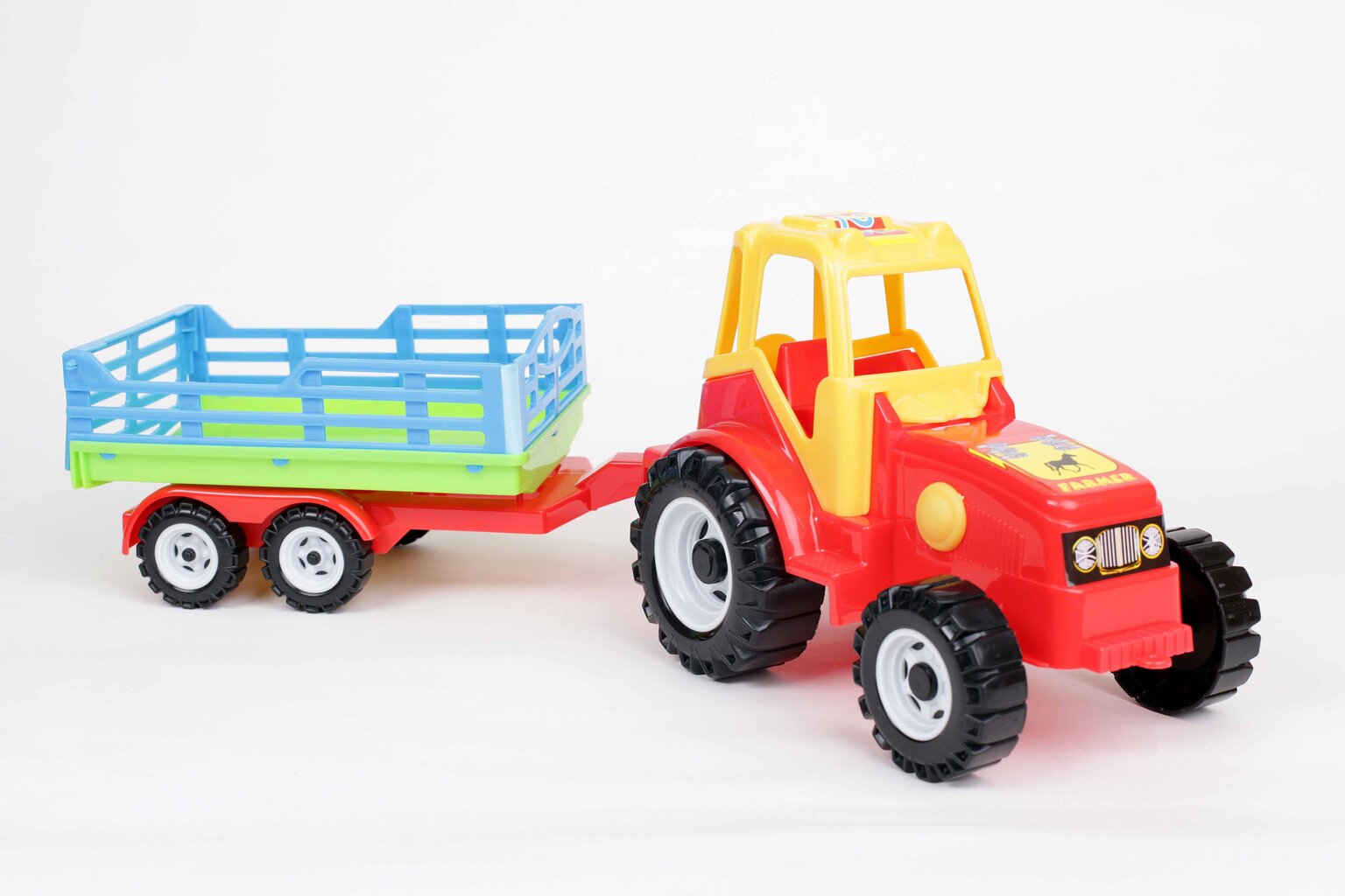 Traktorius su priekaba 213 kaina ir informacija | Žaislai berniukams | pigu.lt