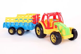 Traktorius su priekaba kaina ir informacija | Žaislai berniukams | pigu.lt