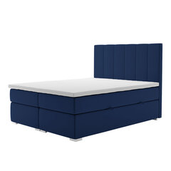 Кровать Selsey Alenna 140x200 см, синяя цена и информация | Кровати | pigu.lt