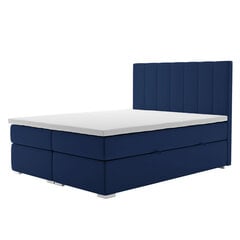 Кровать Selsey Alenna 160x200 см, синяя цена и информация | Кровати | pigu.lt