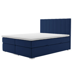 Кровать Selsey Alenna 180x200 см, синяя цена и информация | Кровати | pigu.lt