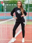 Moteriškas juodas sportinis komplektas "Vytis" kaina ir informacija | Sportinė apranga moterims | pigu.lt