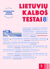 Lietuvių kalbos testai 8 kl. цена и информация | Рабочие тетради | pigu.lt