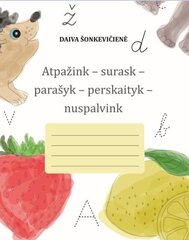 Atpažink – surask – parašyk – perskaityk – nuspalvink. Pratybų sąsiuvinys цена и информация | Рабочие тетради | pigu.lt