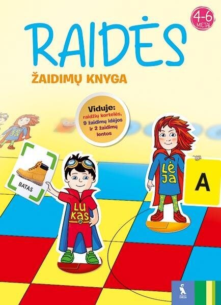 Raidės. Žaidimų knyga. 4-6 metų vaikams цена и информация | Knygos vaikams | pigu.lt