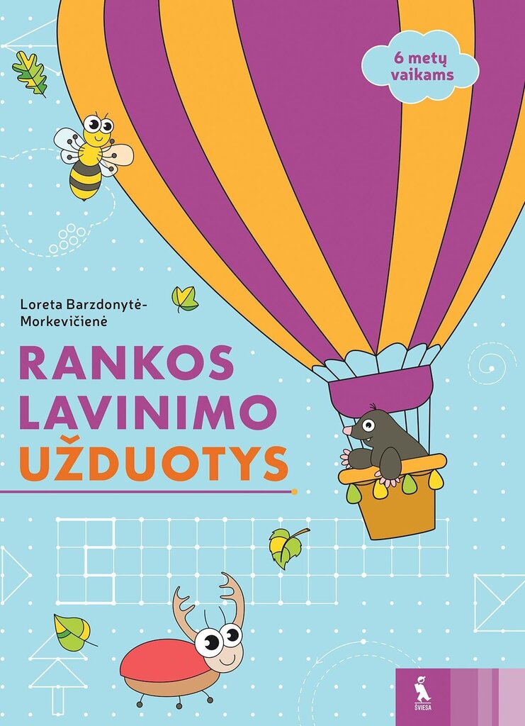 Rankos lavinimo užduotys 6 metų vaikams kaina ir informacija | Pratybų sąsiuviniai | pigu.lt