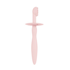 Силиконовая зубная щетка с прорезывателем и панелью Canpol Babies, 51/500, pink цена и информация | Средства для гигиены | pigu.lt