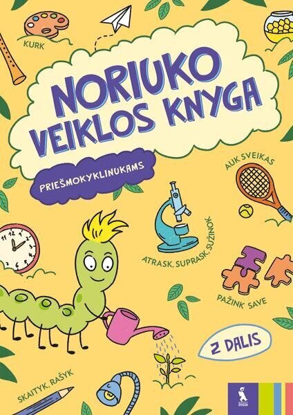 Noriuko veiklos knyga priešmokyklinukams II d. kaina ir informacija | Pratybų sąsiuviniai | pigu.lt