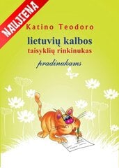 Katino Teodoro lietuvių kalbos taisyklių rinkinukas pradinukams цена и информация | Рабочие тетради | pigu.lt