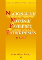 Nacionalinis mokinių pasiekimų patikrinimas. Matematikos užduotys 4 kl. kaina ir informacija | Pratybų sąsiuviniai | pigu.lt