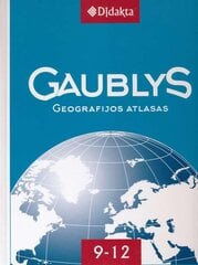 Gaublys. Geografijos atlasas 9-12 kl. цена и информация | Учебники | pigu.lt