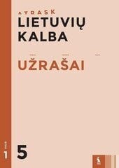 Lietuvių kalba. Užrašai 5 kl. 1 d. kaina ir informacija | Pratybų sąsiuviniai | pigu.lt